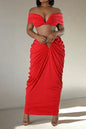 Crop Top Maxi Skirt Set Lavish Daily