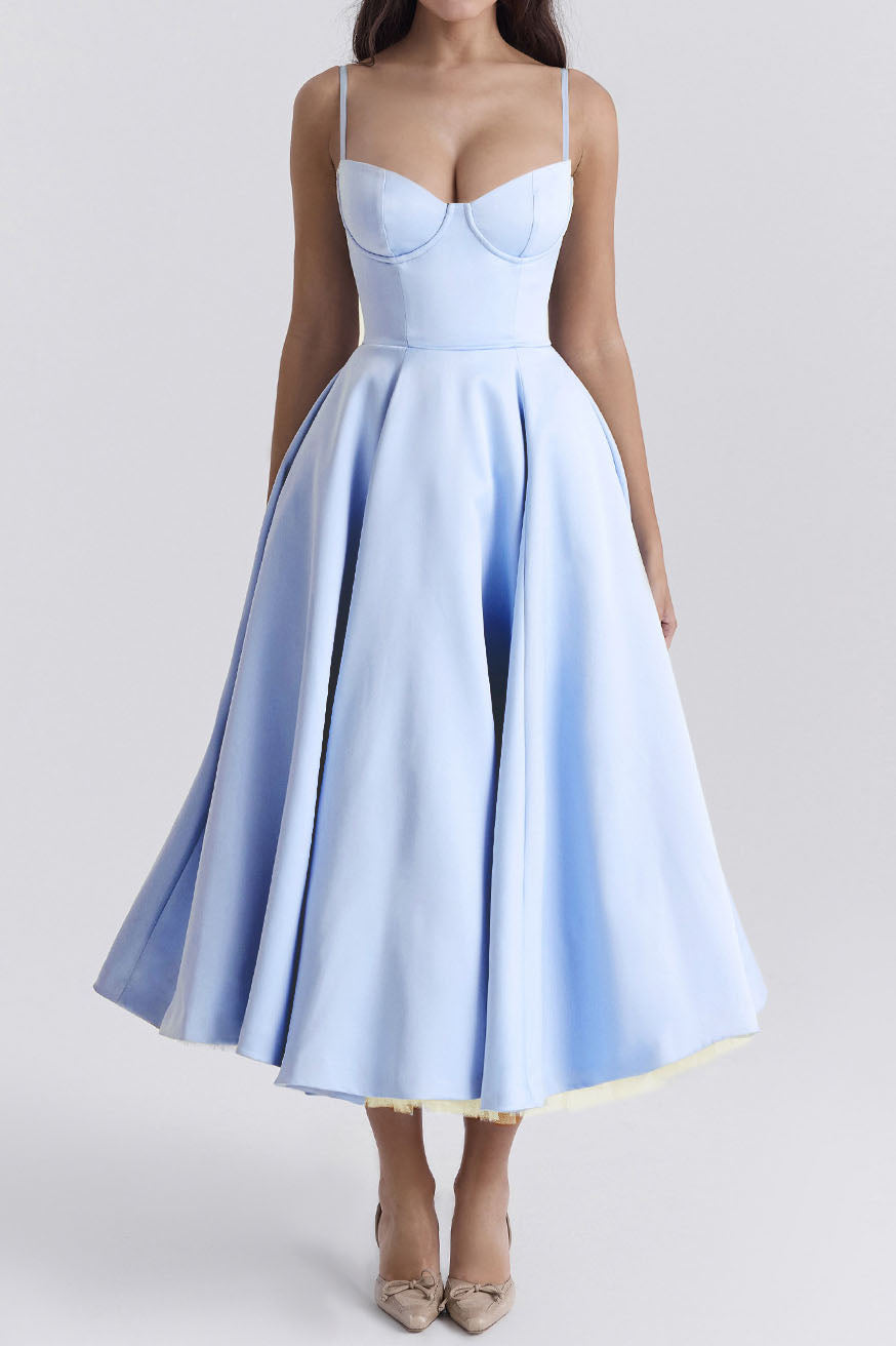 Luxury Spaghetti Strap Princess Dress Lavish Daily