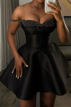 Elegant Sequin Strapless Mini Dress Lavish Daily