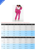 Sporty Color Block 2-Piece Tracksuit Lavish Daily