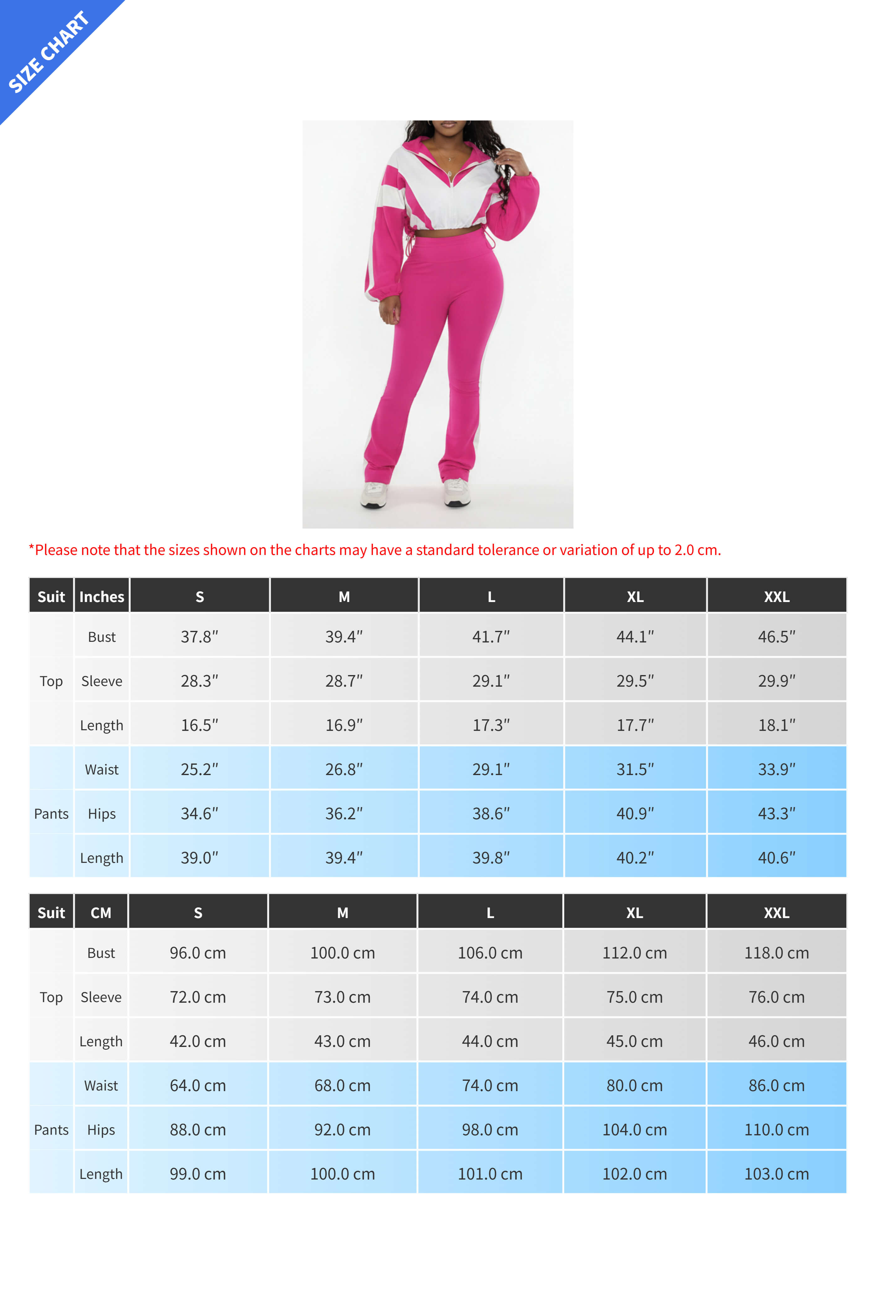 Sporty Color Block 2-Piece Tracksuit Lavish Daily