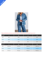 Single-Breasted Denim Jacket Lavish Daily