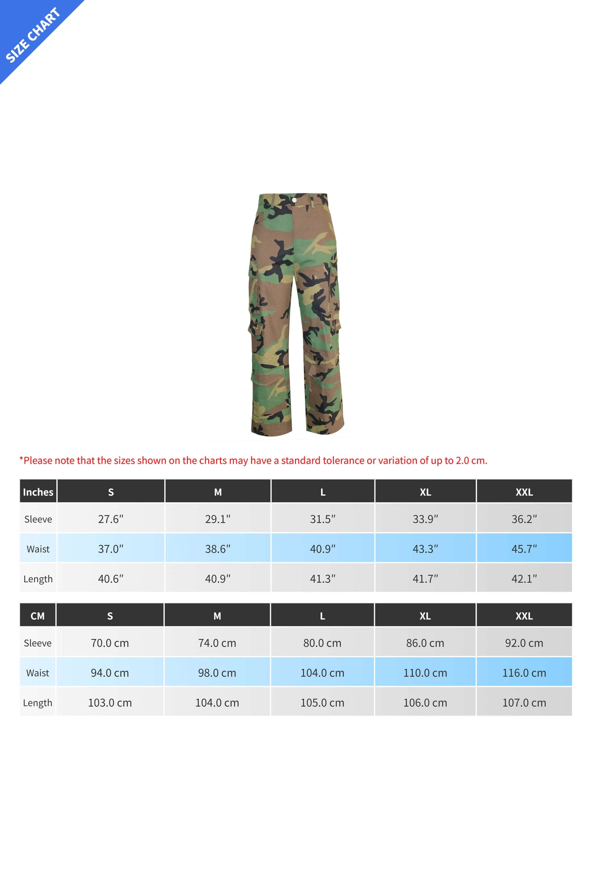 High-Rise Classic Camo Multi-Pocket Cargos Lavish Daily