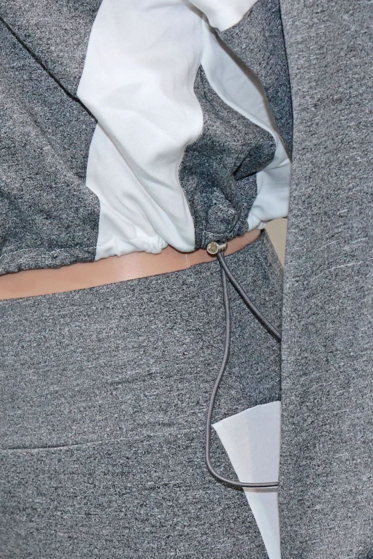 Sporty Color Block 2-Piece Tracksuit Lavish Daily