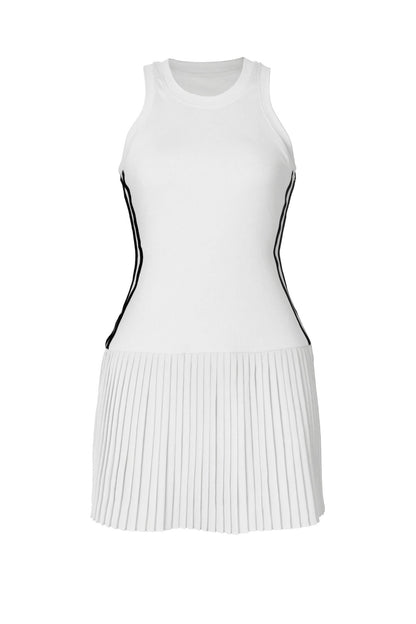 Sleeveless Bodycon Striped Mini Dress Lavish Daily
