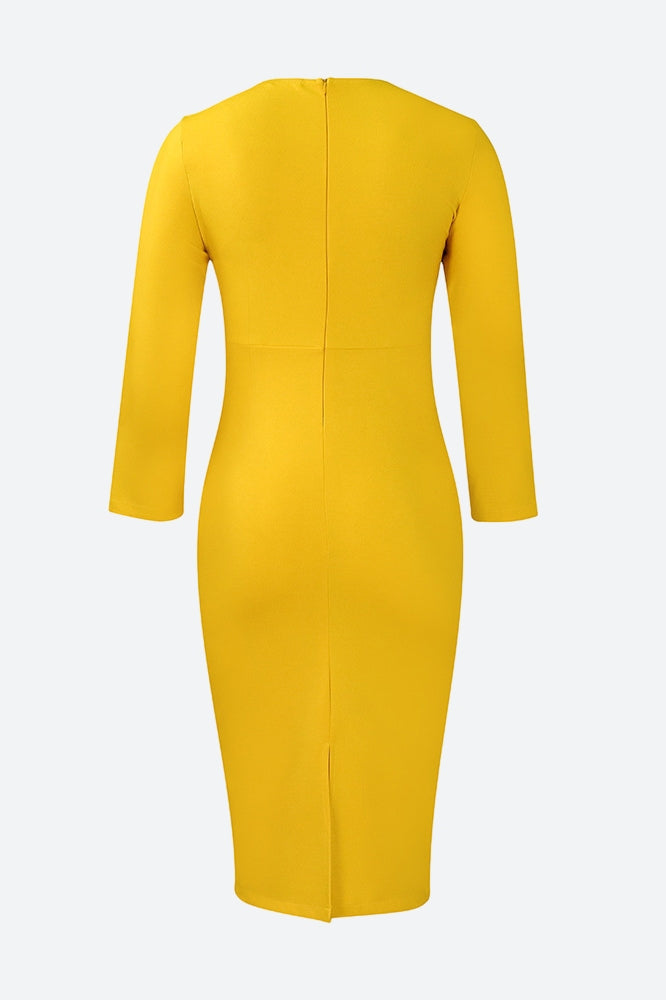 Casual Elegant Solid Versatile Dress Lavish Daily