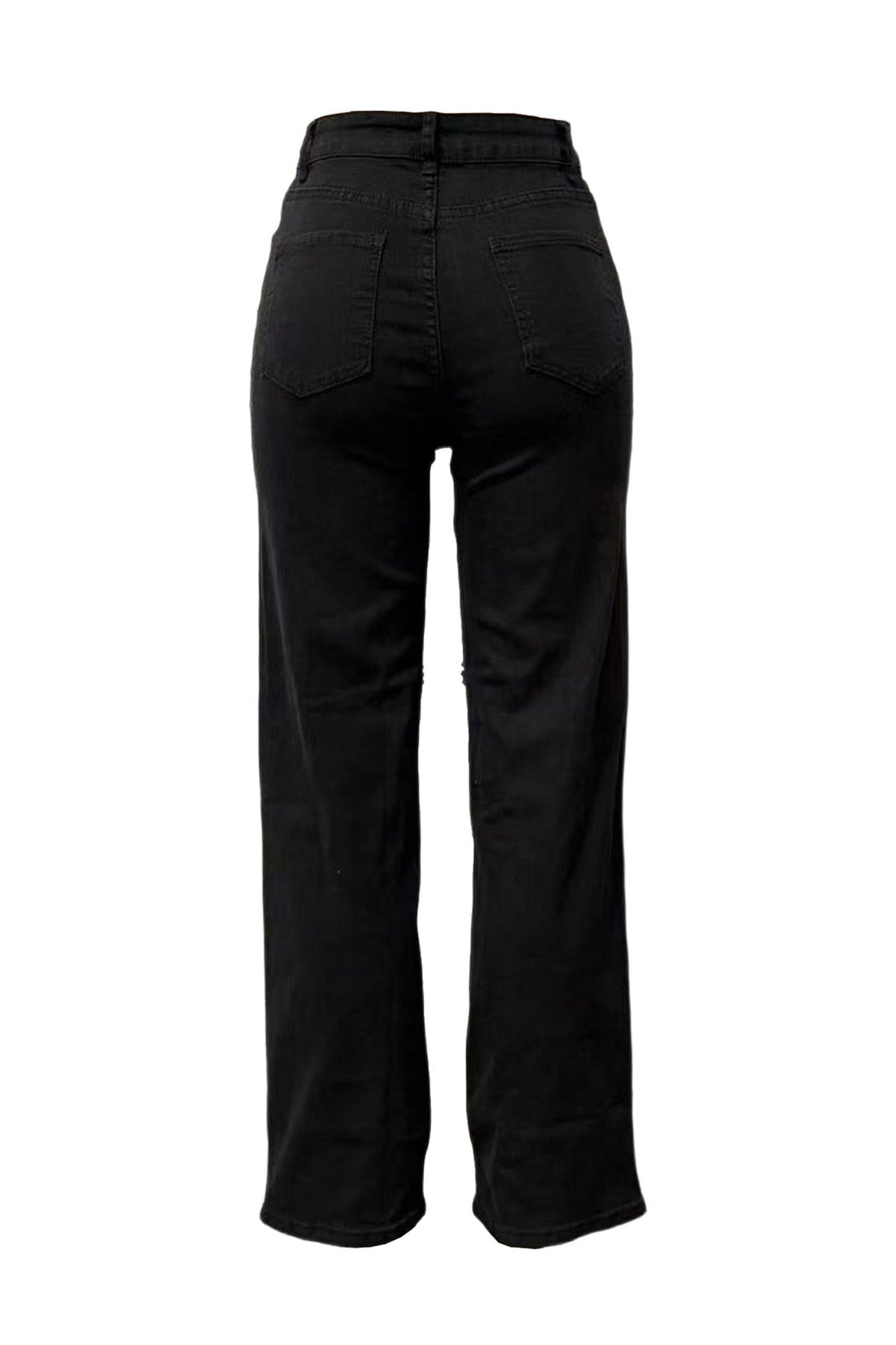 Pearl Embellished Floral Cutout Jeans Lavish Daily