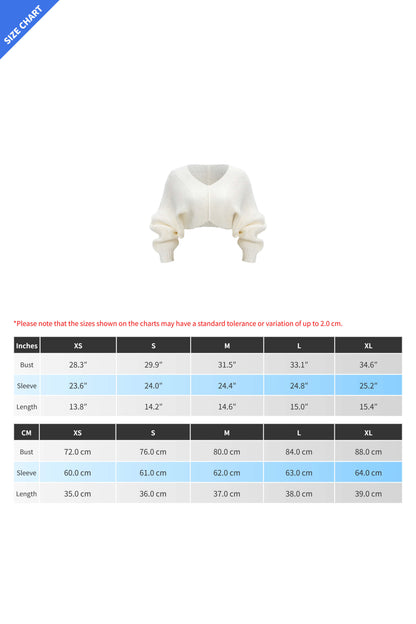 Knit V-Neck Long-Sleeve Top Lavish Daily