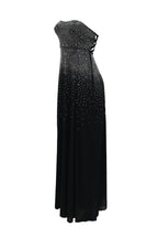 Strapless Hot Drilling Backless Lace-Up Gown Lavish Daily