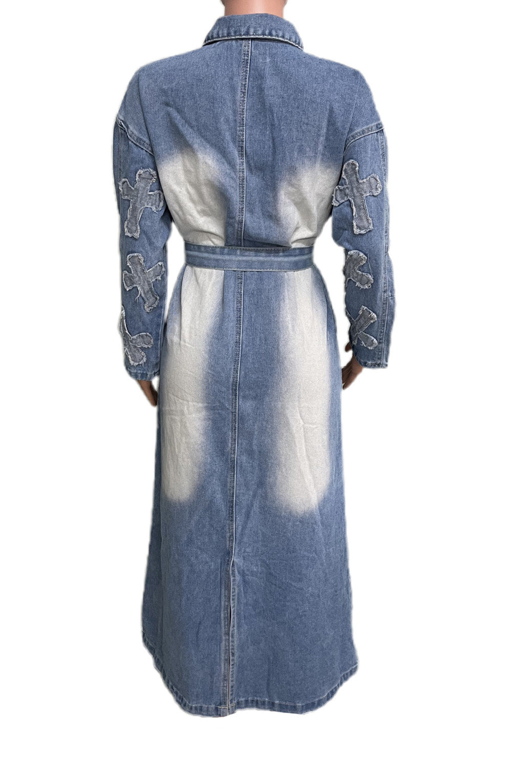 Cross Your Mind Denim Coat Lavish Daily