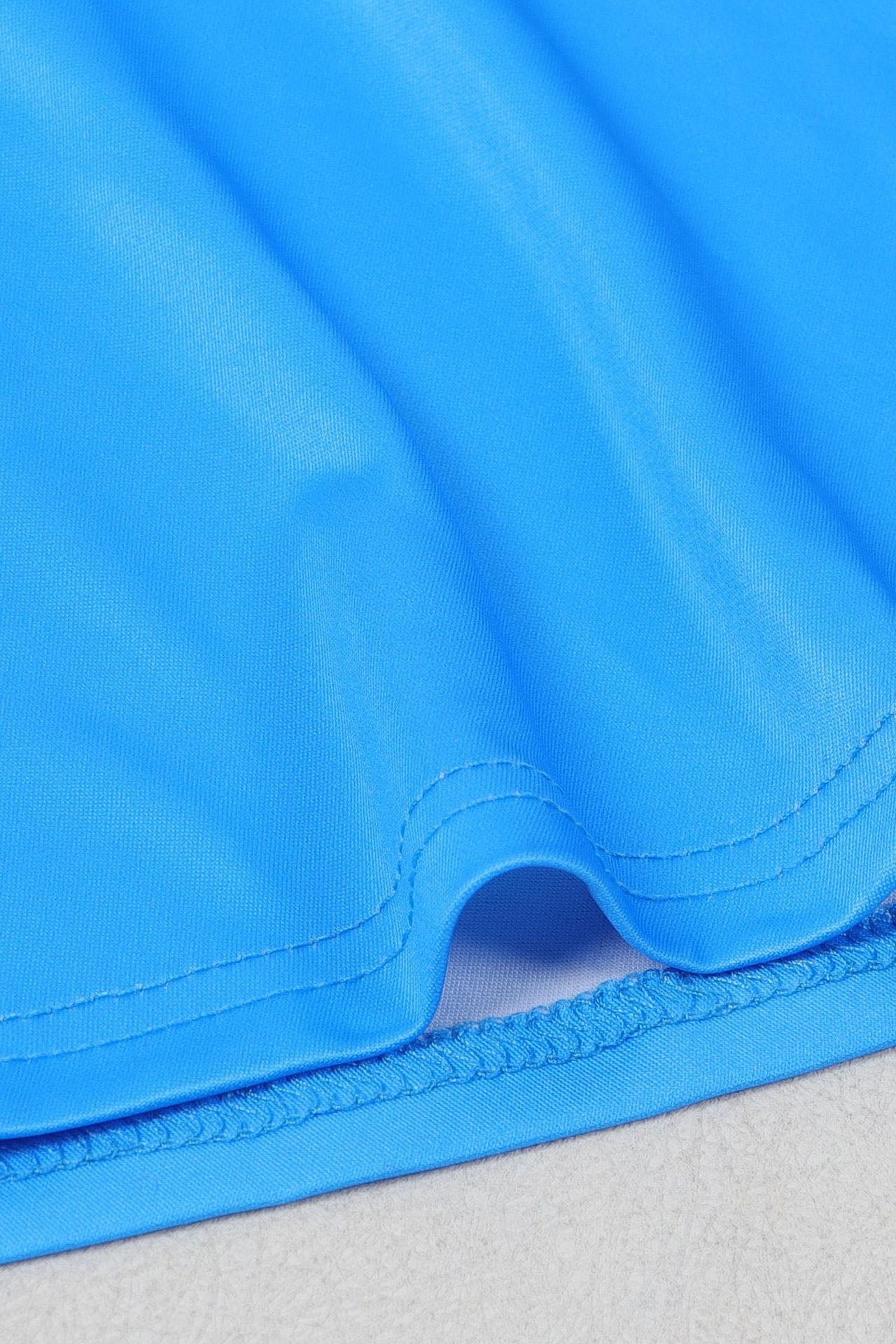 Elastic Solid Color Long Dress Two-Piece Set Lavish Daily