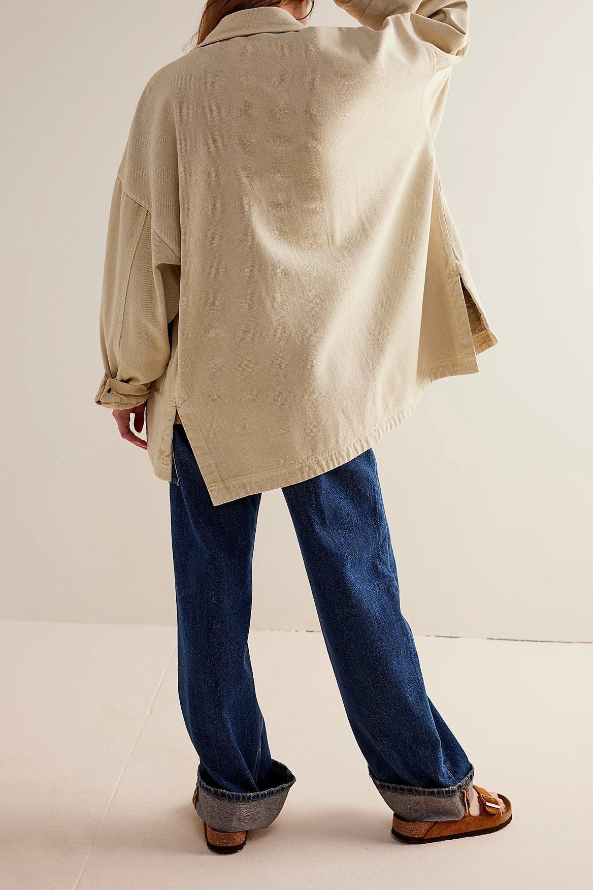 Oversized Boyfriend Fit Denim Jacket Lavish Daily