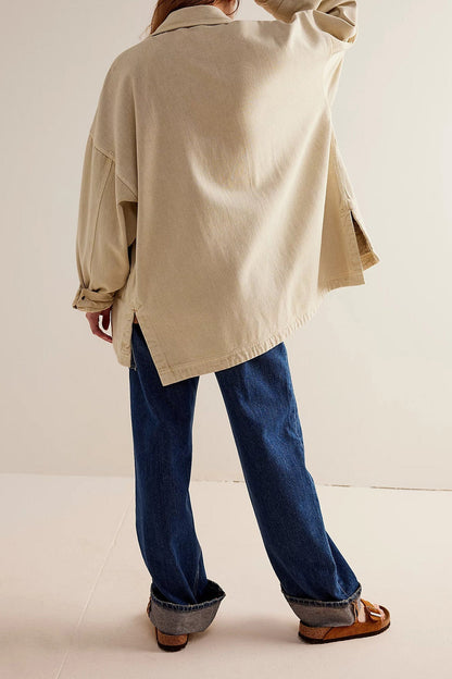 Oversized Boyfriend Fit Denim Jacket Lavish Daily