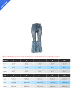 Feather Detail Ripped Denim Jeans Lavish Daily