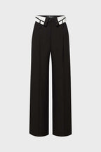 Wide Leg Slack Pants Lavish Daily