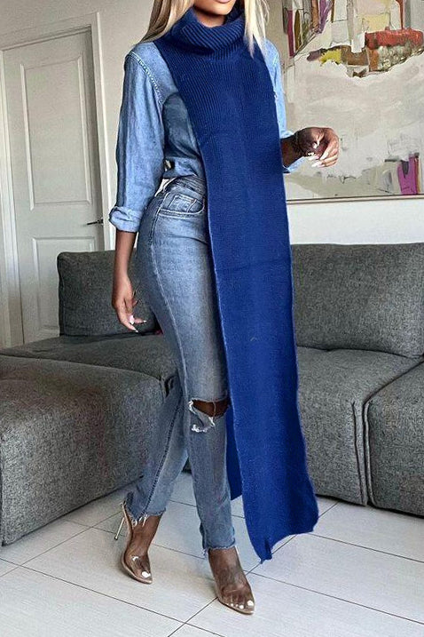 Knit Sleeveless Sweater Dress Lavish Daily