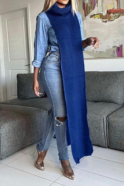 Knit Sleeveless Sweater Dress Lavish Daily