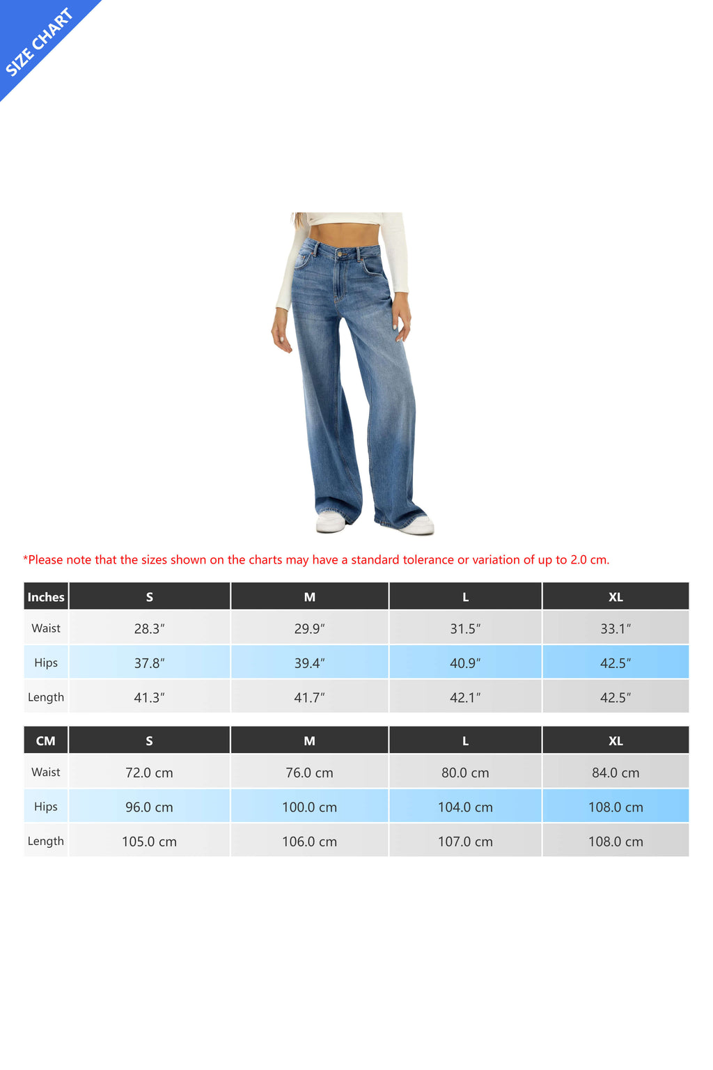 Classic High Waist Straight Denim Pants Lavish Daily