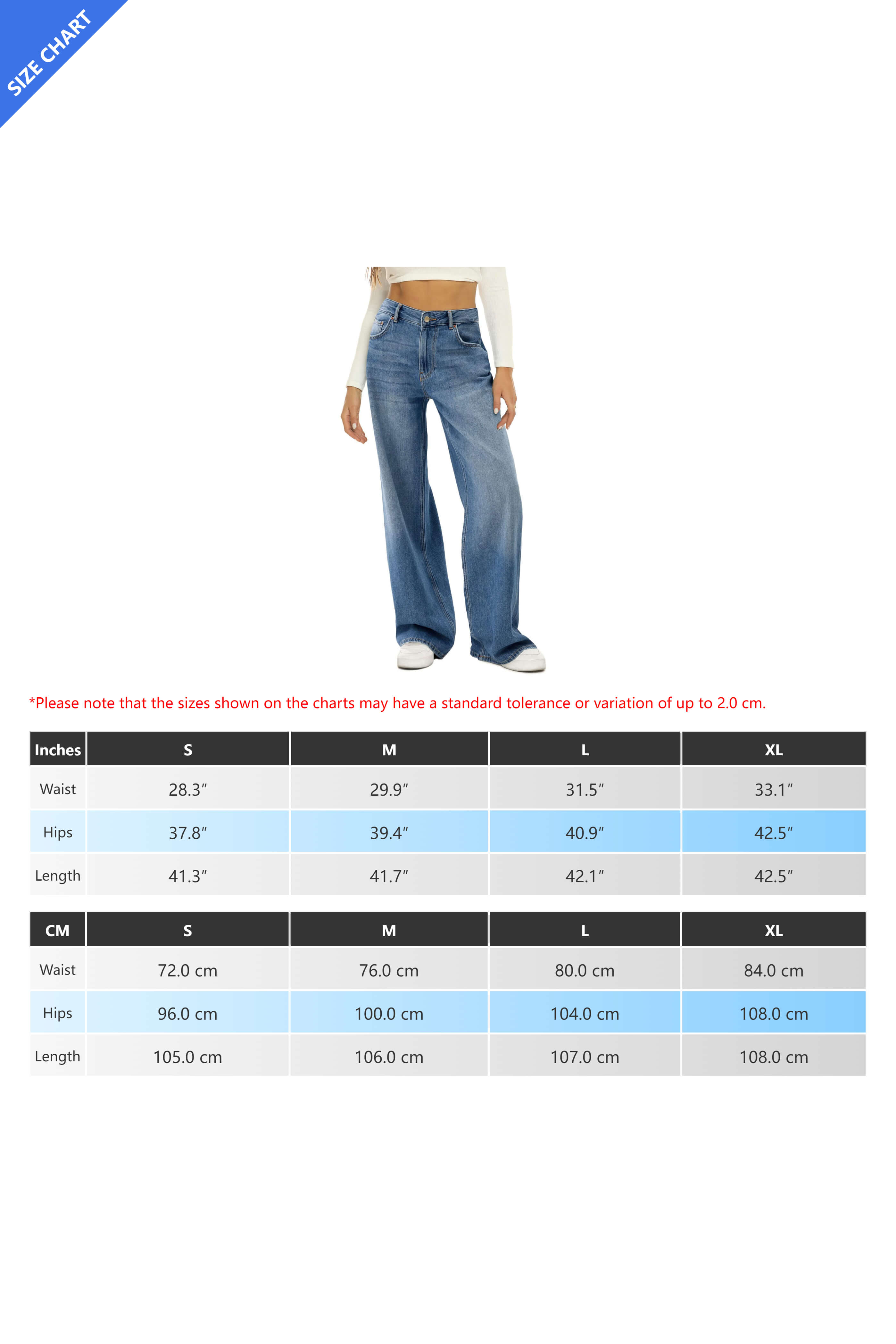 Classic High Waist Straight Denim Pants Lavish Daily