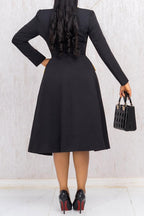 Waist Slim Blazer Vest Two-Piece Set Lavish Daily