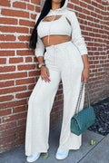 Casual Hoodie & Tank Top 3-Piece Set Lavish Daily