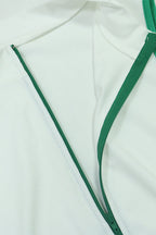 Colorblock Sleeveless Zip Top and Skirt Outfit Lavish Daily