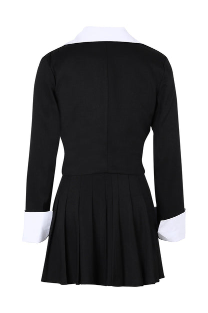 Preppy Chic Blazer & Skirt Set Lavish Daily