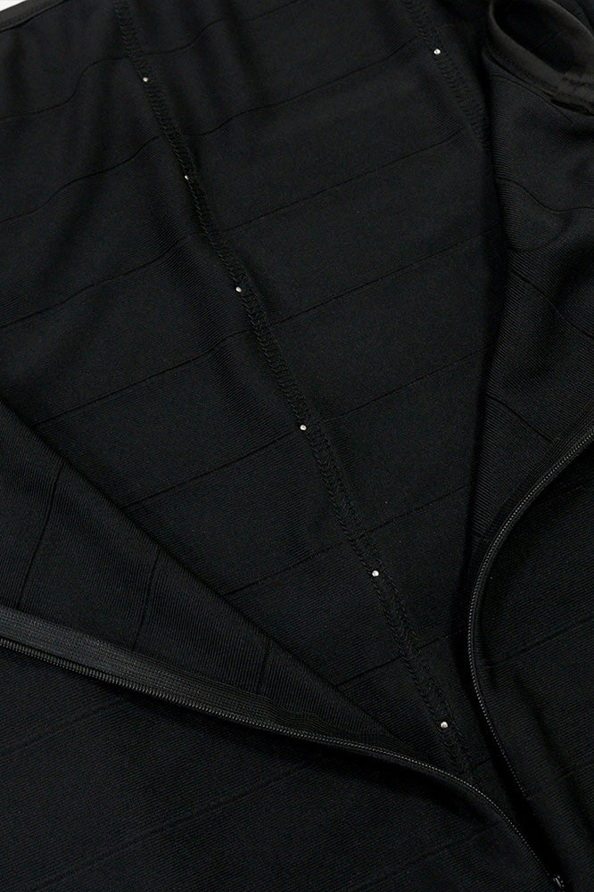 Fringed Embellished Bandage Dress LavishDaily