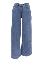 High Waist Heart Pocket Straight Leg Jeans Lavish Daily