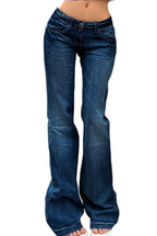 Vintage Denim Flare Leg Jeans Lavish Daily