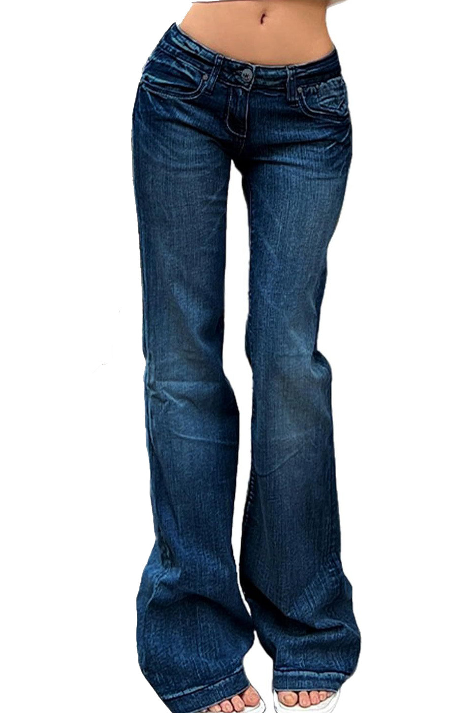 Vintage Denim Flare Leg Jeans Lavish Daily