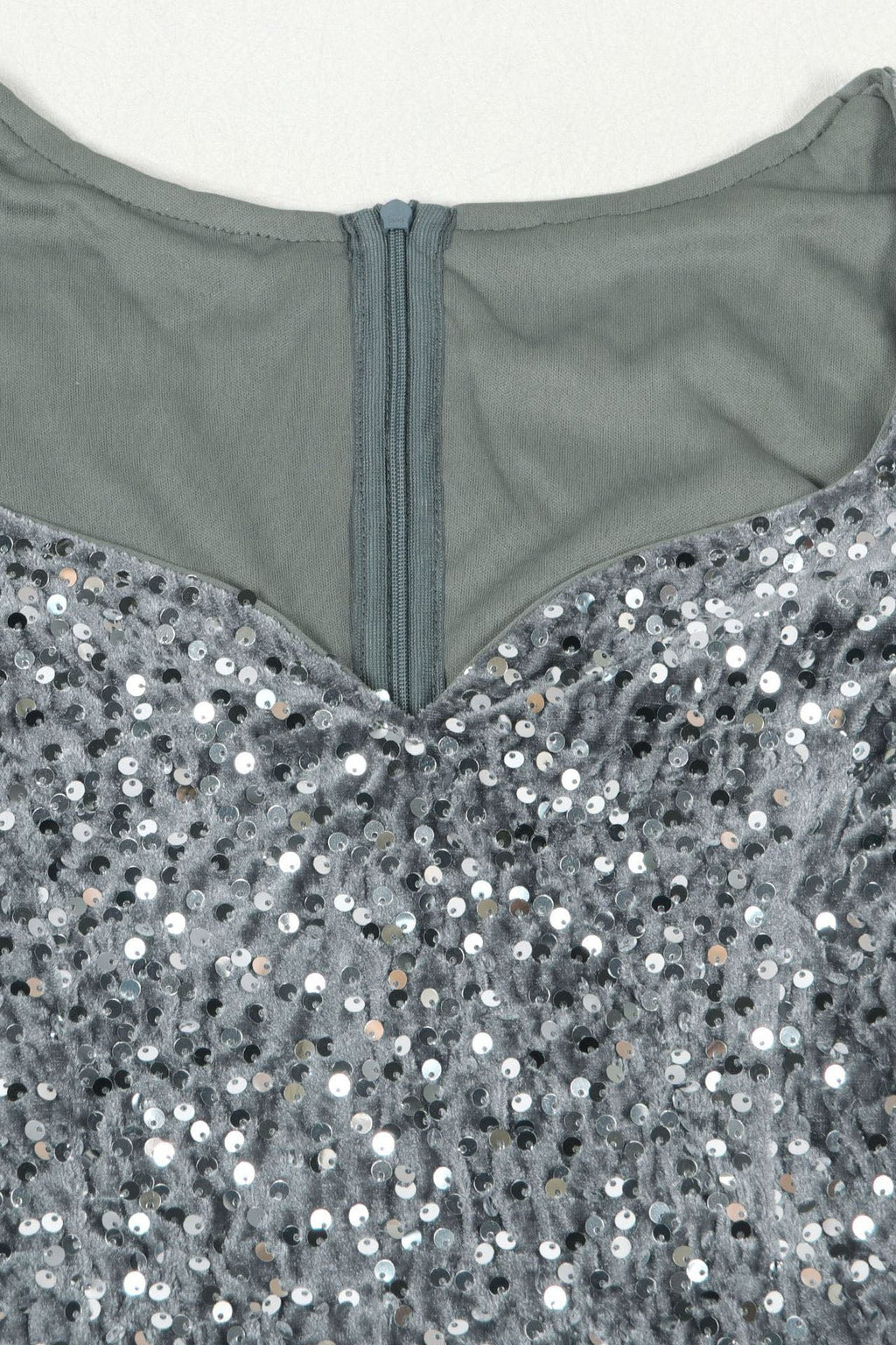 Sequin Slit Mini Bodycon Dress Lavish Daily