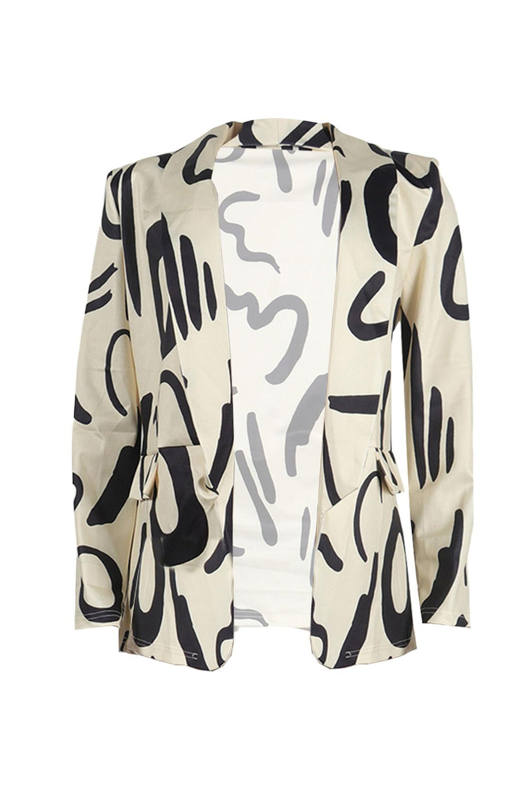 Fitted Long Sleeve Blazer Coat Lavish Daily