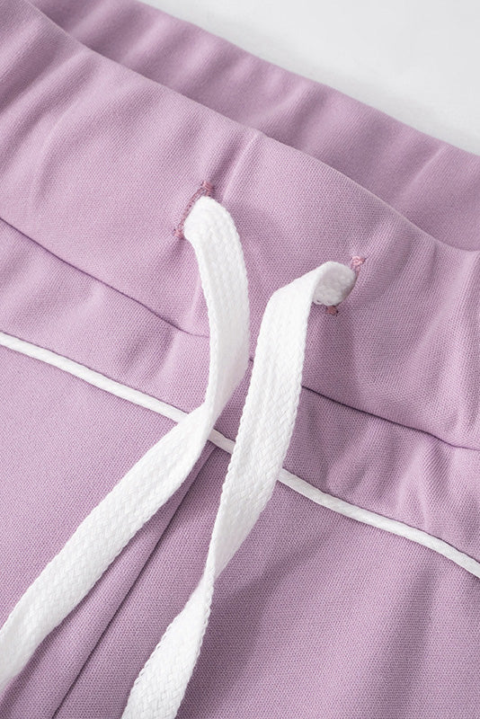 Stand Collar Slim Fit Sport Shorts Set Lavish Daily