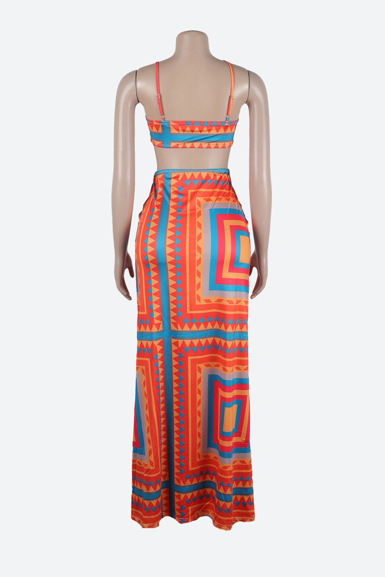 Colorblock Cami Maxi Dress Lavish Daily