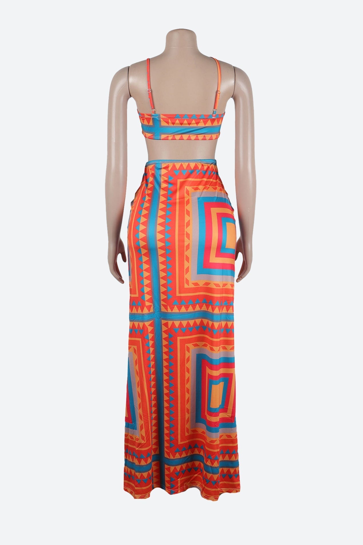 Color block Cami Maxi Dress Lavish Daily