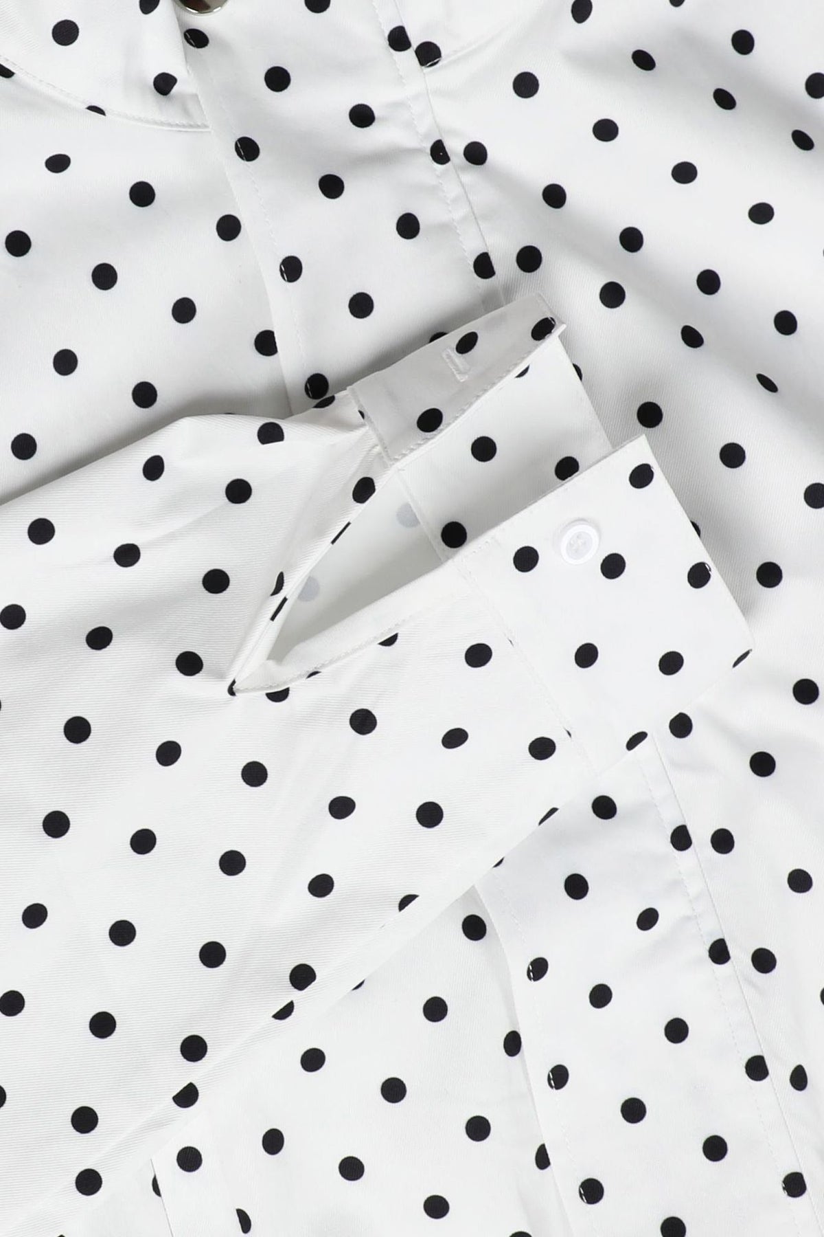 Polka Dot Zip-Up Jacket & Shorts Set Lavish Daily