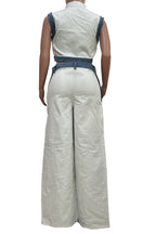 Striped Cropped Top Denim Pant Sets Lavish Daily