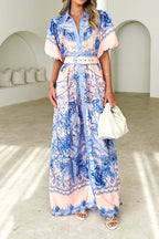 Tiered Ruffle Maxi Dress Lavish Daily