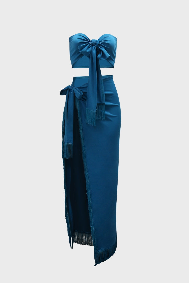 Wrap Skirt Set Lavish Daily