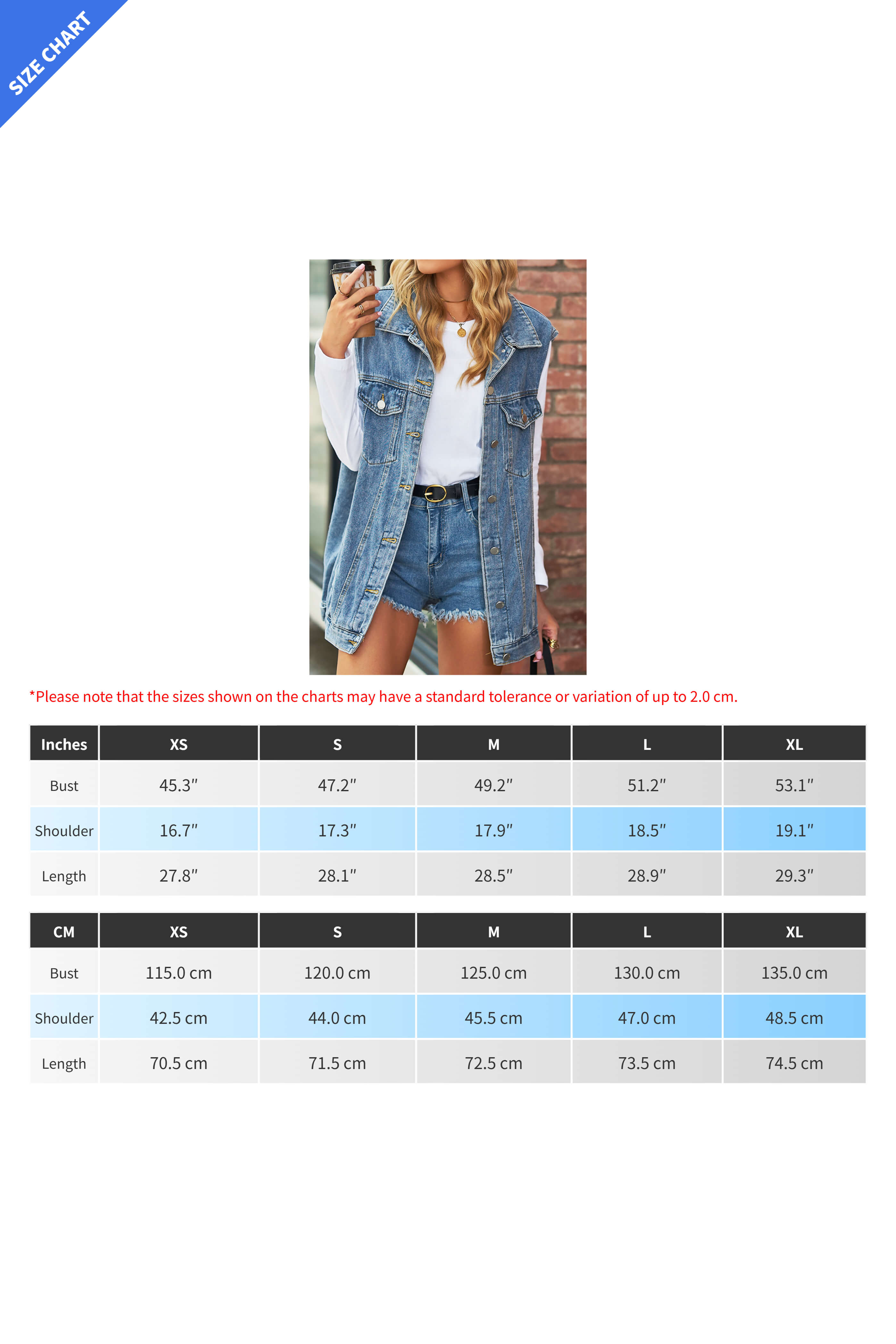 Vintage Distressed Denim Vest Jacket Lavish Daily