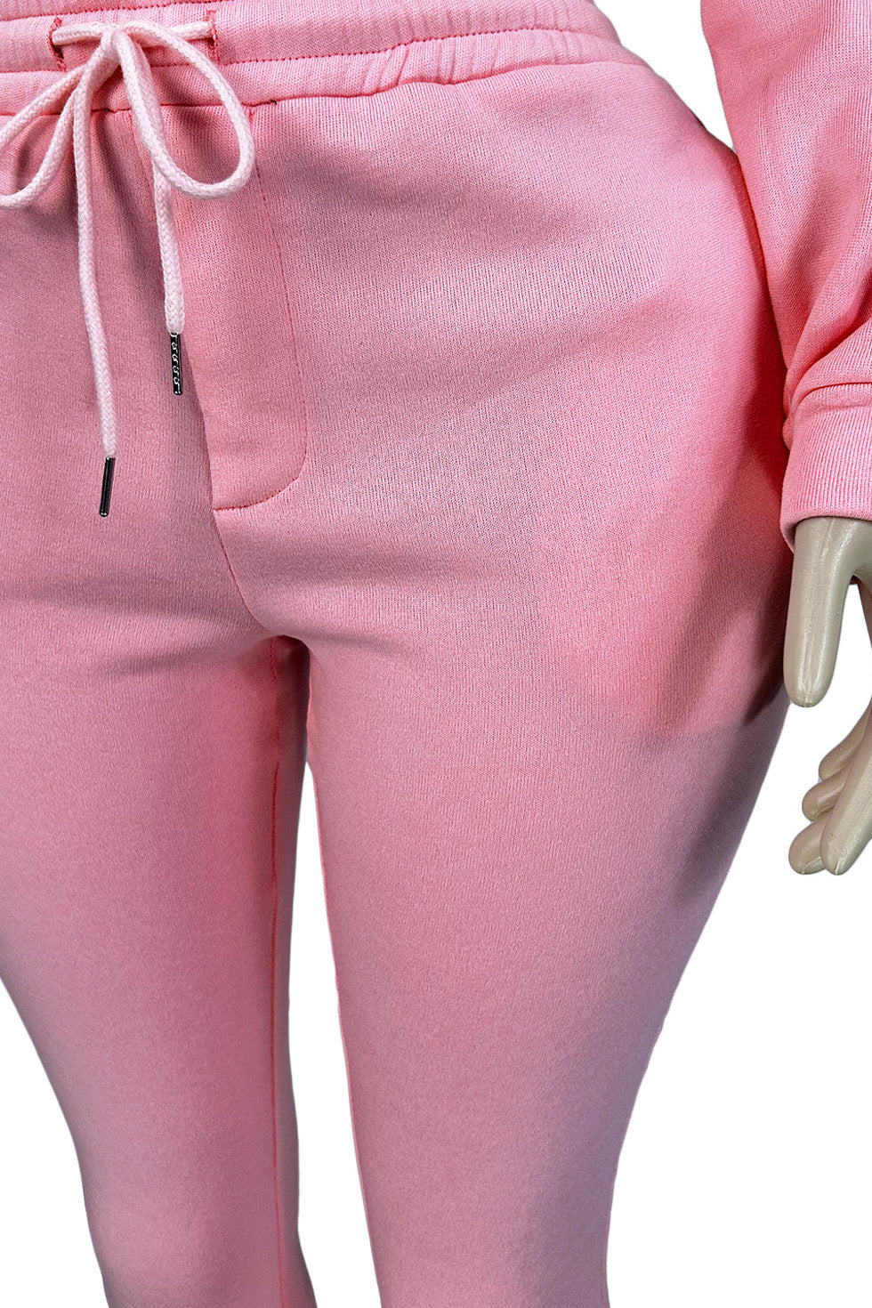 Fleece Hoodie Zip Jacket and Flare Pants Set Lavish Daily