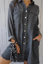 Comfortable Denim Shirt Jacket Lavish Daily