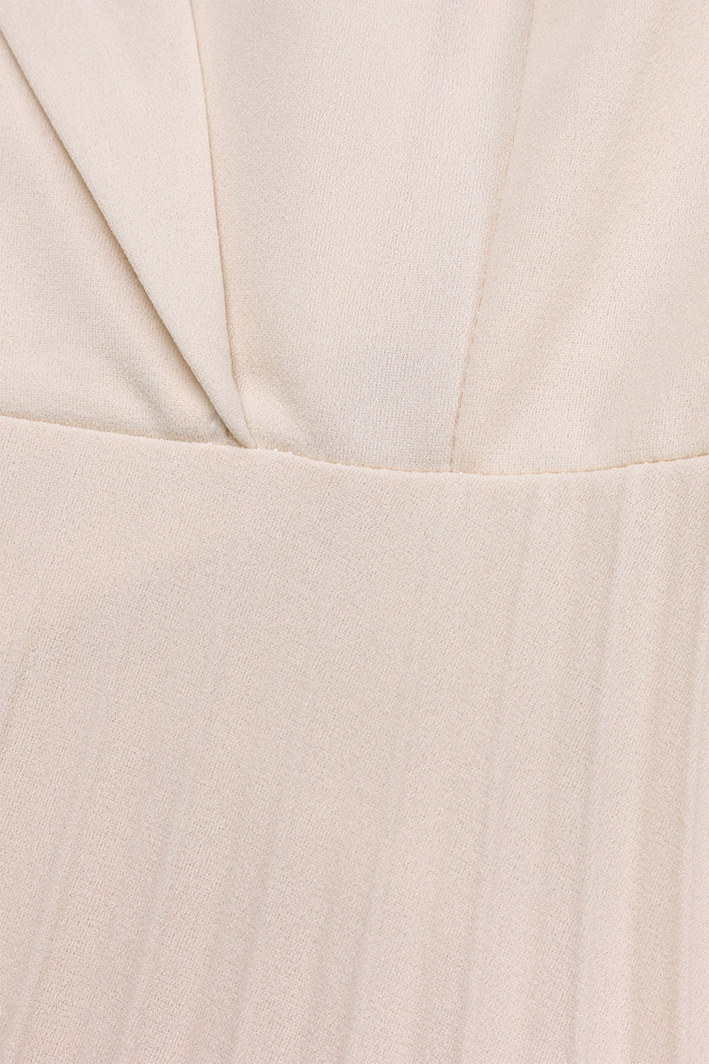 Two-Tone Belted Pleated Dress Lavish Daily