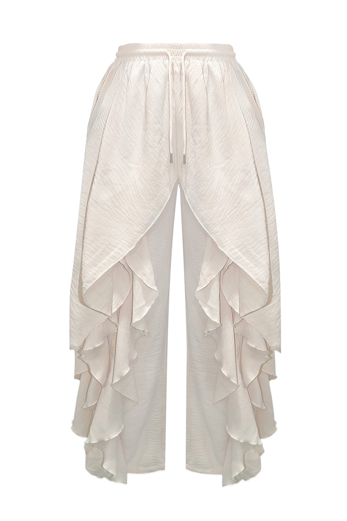 Layered Drape Wide Leg Pant Lavish Daily