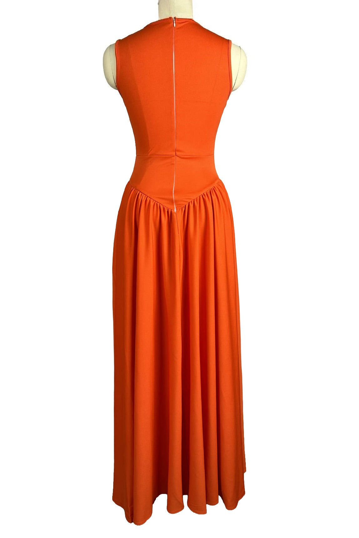Cutout Drop Waist Maxi Dress Lavish Daily