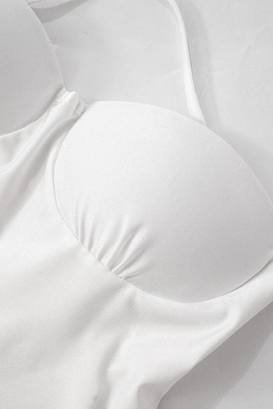 Strapless Booty scrunch Jumpsuit Lavish Daily