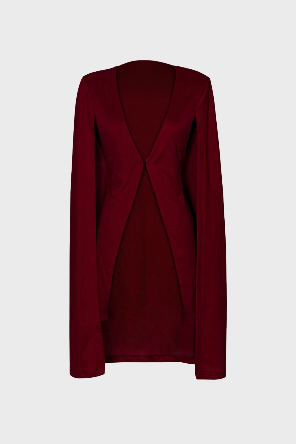 Long Sleeve Cape Blazer Lavish Daily