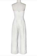Strapless Wide-Leg Jumpsuit Lavish Daily