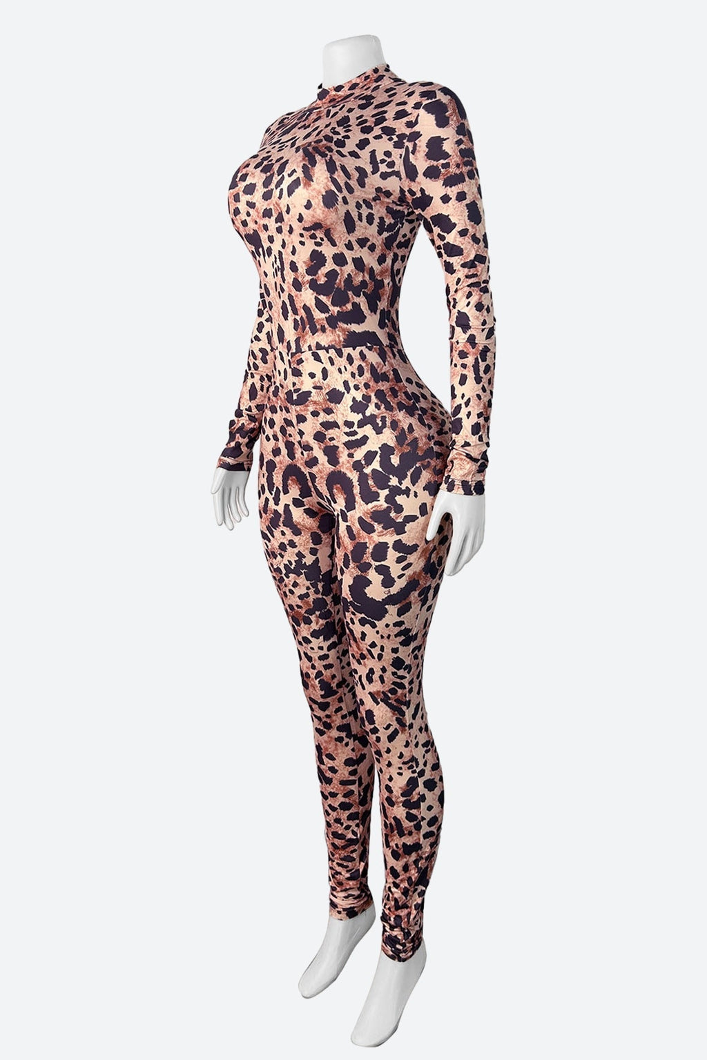 Leopard Gloved Jumpsuit Lavish Daily